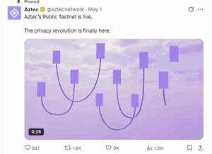 Aztec Public Testnet Went Live on May 1