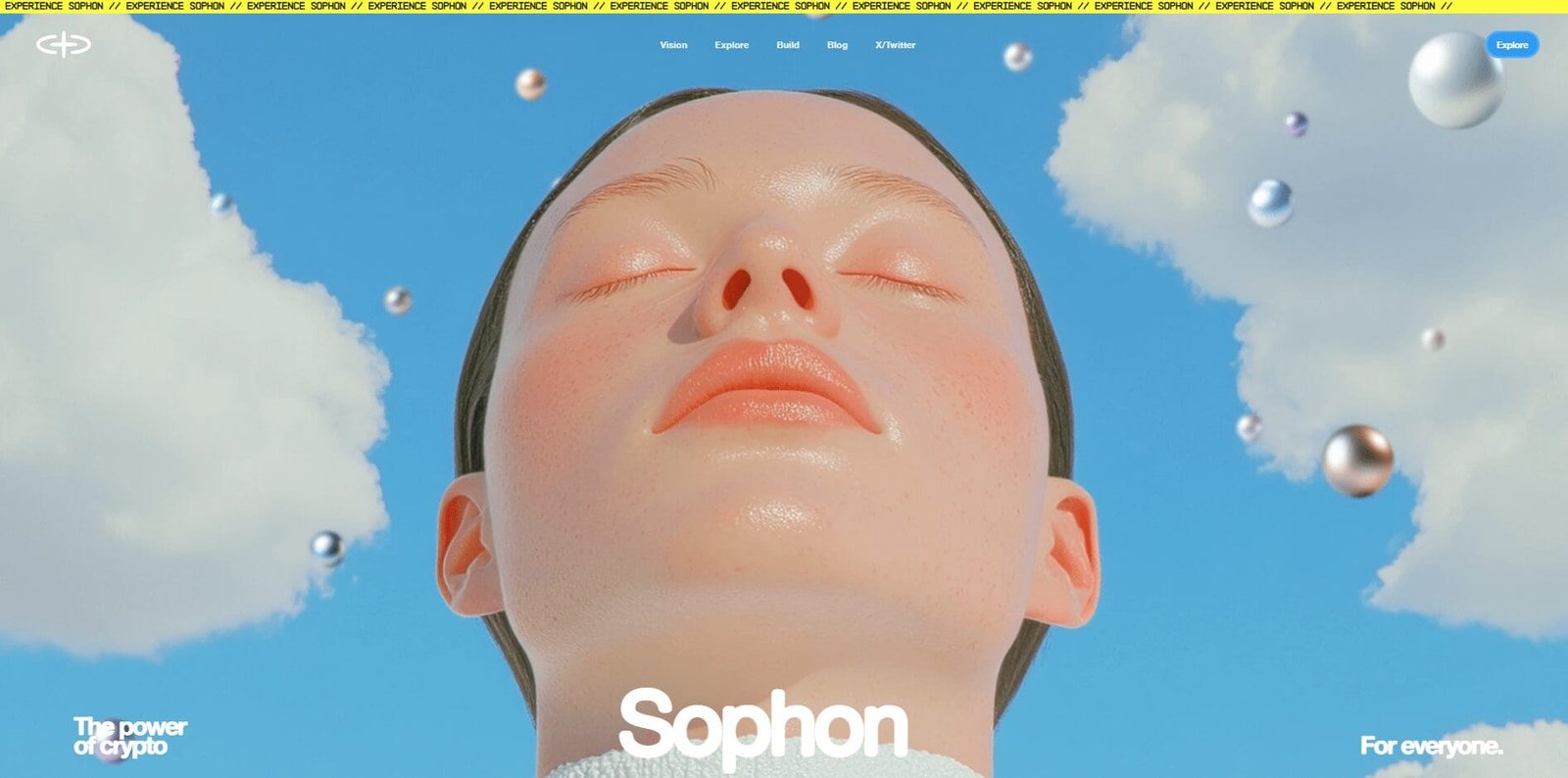 Sophon Blockchain Homepage VisualSource: Sophon Official Website