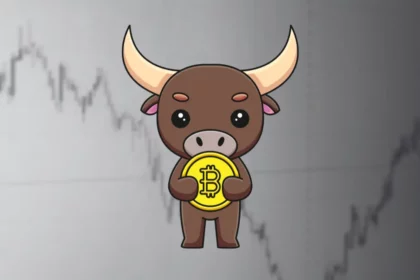 Bitcoin bull concept