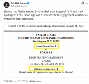 Analyst says DOGE ETF closer than ever