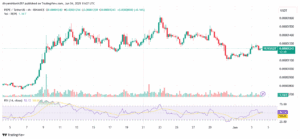 PEPE 4-hour price chart