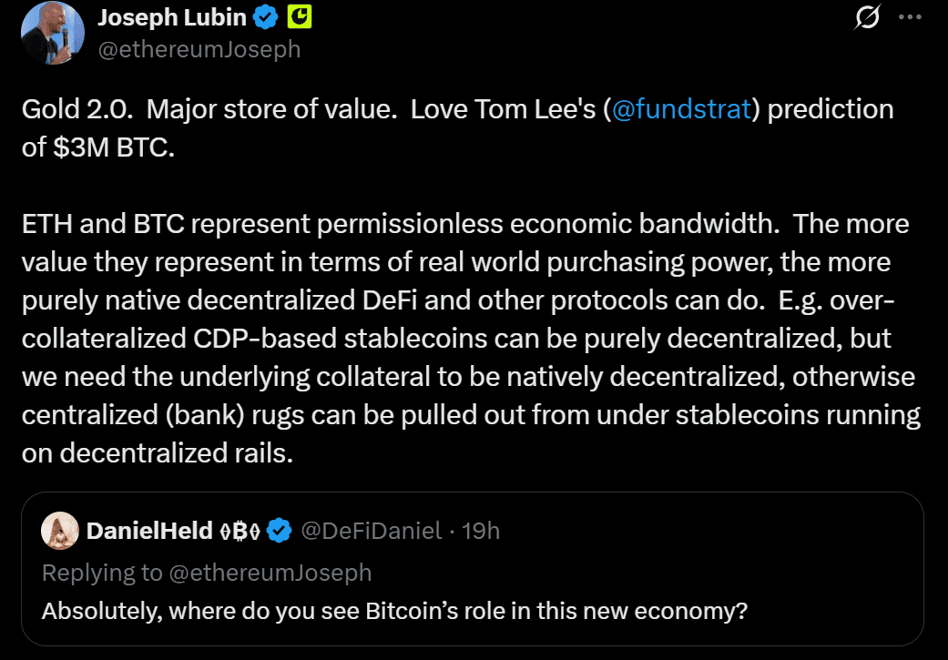Bitcoin BTC USD price analysis 3 million