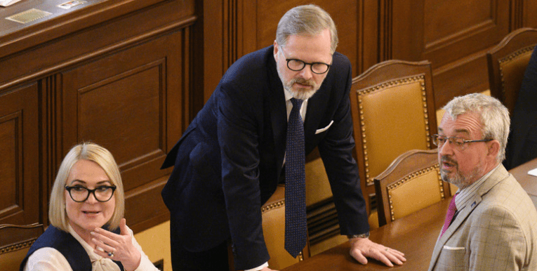  Czech Government Officials During Parliament DebateSource: České Noviny