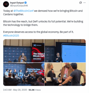 Cardano founder presents roadmap to unify Bitcoin, XRP, and DeFi under Cardano’s infrastructure