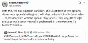  Judge Rejects Ripple’s $50M SEC Deal