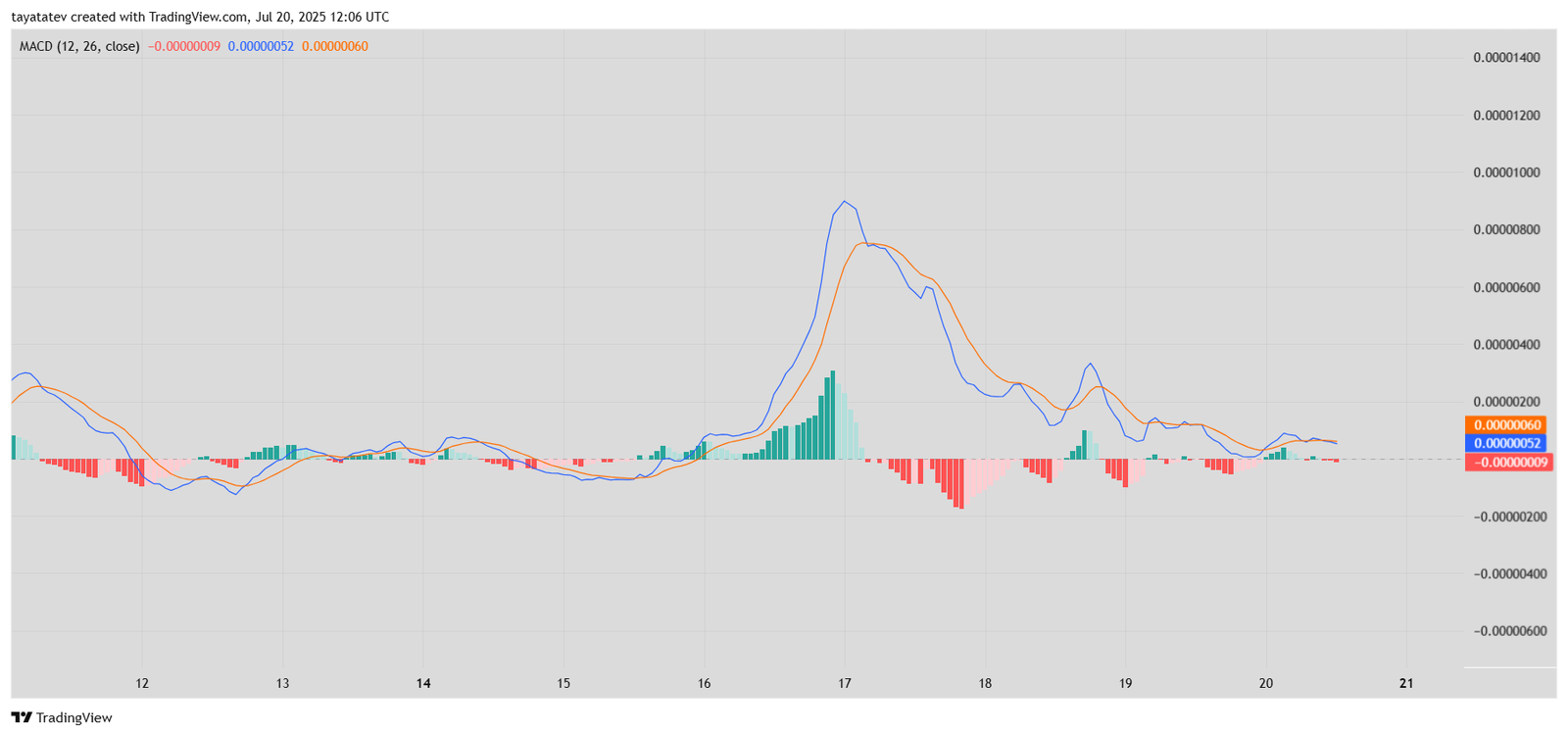  FLOKI MACD Signals Slowing MomentumSource: TradingView