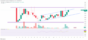 HYPE/USD 1-Day Price Chart