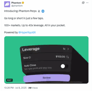 Phantom Perp now powered by Hyperliquid