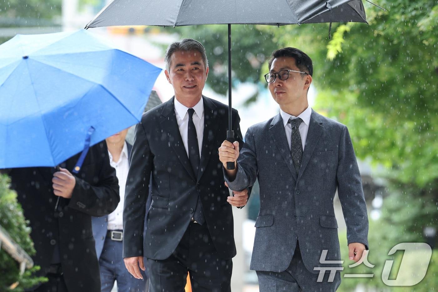 Jang Hyun-guk Outside Seoul CourtSource: News1.kr