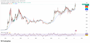 BNB/USD 1-Day Price Chart