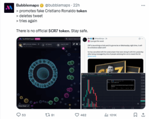 Bubblemaps confirmed wallet clustering