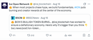 ION Framework Extends Token Burns and dApp Support