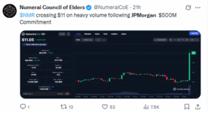 JPMorgan Pledges $500M to Numerai Hedge Fund