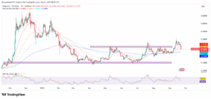 DOGE/USD 1-Day Price Chart.
