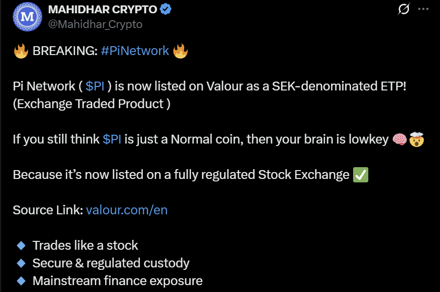 Pi Network PI coin INR price analysis