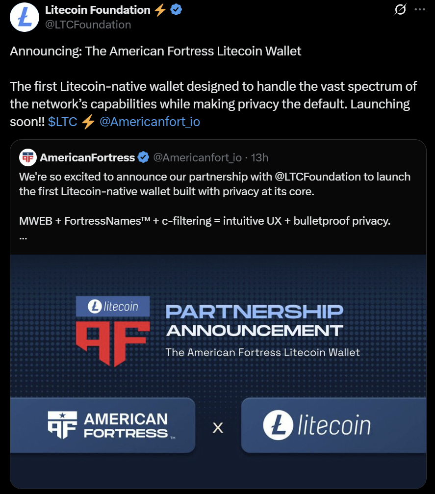 Litecoin LTC price analysis