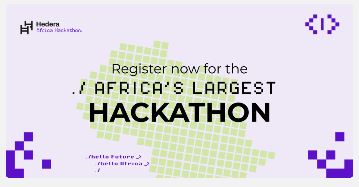 Hedera Africa Hackathon Banner. Source: Hedera Africa Hackathon