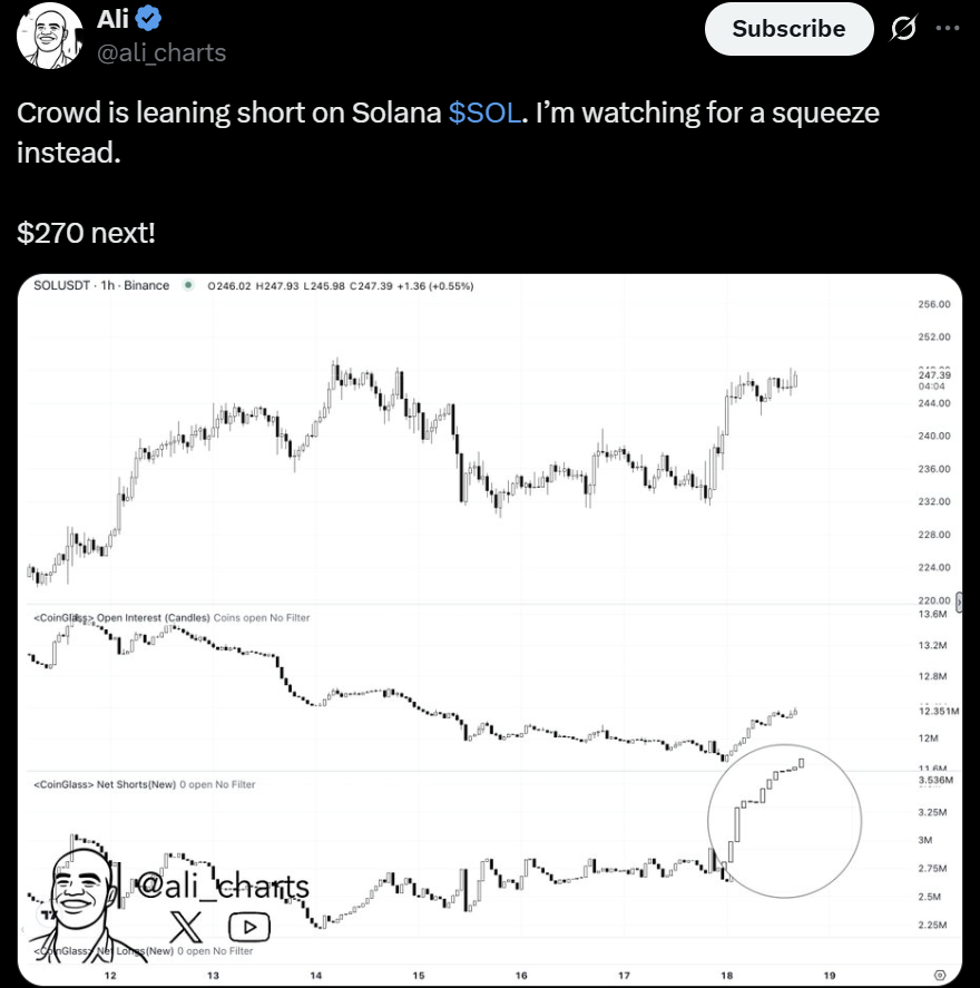 Solana SOL bullish price analysis