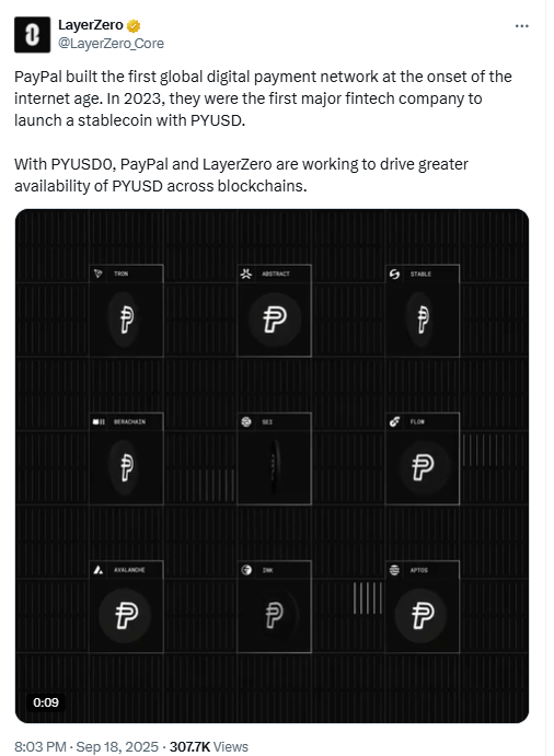 PYUSD on Sei LayerZero. Source: LayerZero