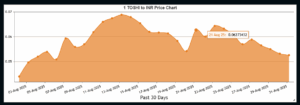 TOSHI/INR Price Chart. Source: CoinChapter Converter