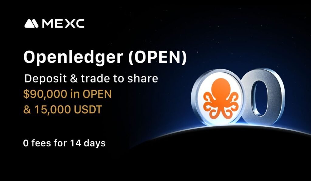OpenLedger (OPEN) MEXC Listing Airdrop EventSource: MEXC Blog
