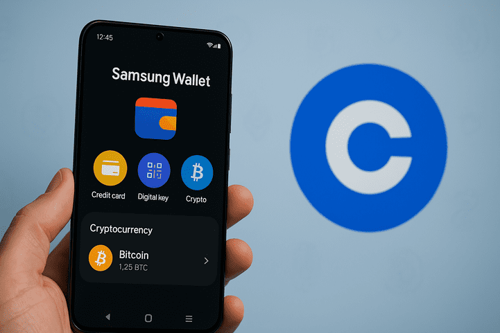 Samsung–Coinbase Partnership Expands Direct Crypto Purchases in Samsung Wallet for 75 Million US Galaxy Users