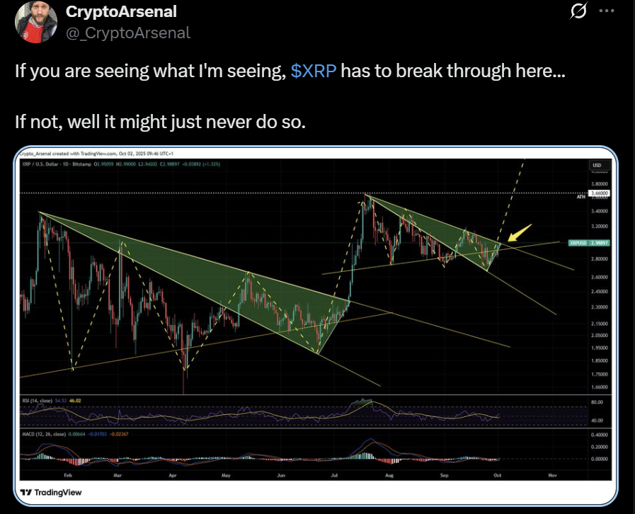 XRP Ripple XRP ledger price analysis