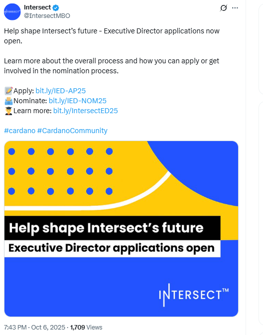 Committee Elections 2025 TimelineSource: IntersectMBO on X