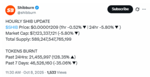 SHIB Burn Rate