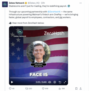 Zebec Partners With ZeroHash