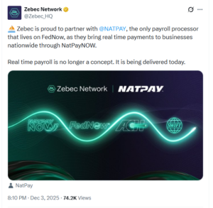 Zebec and NatPay Integration
